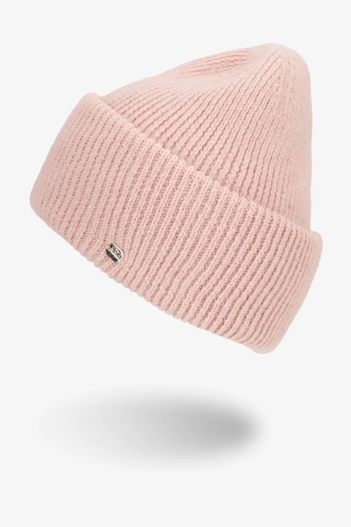 Шапка женская 21002358 One Size Пудровый