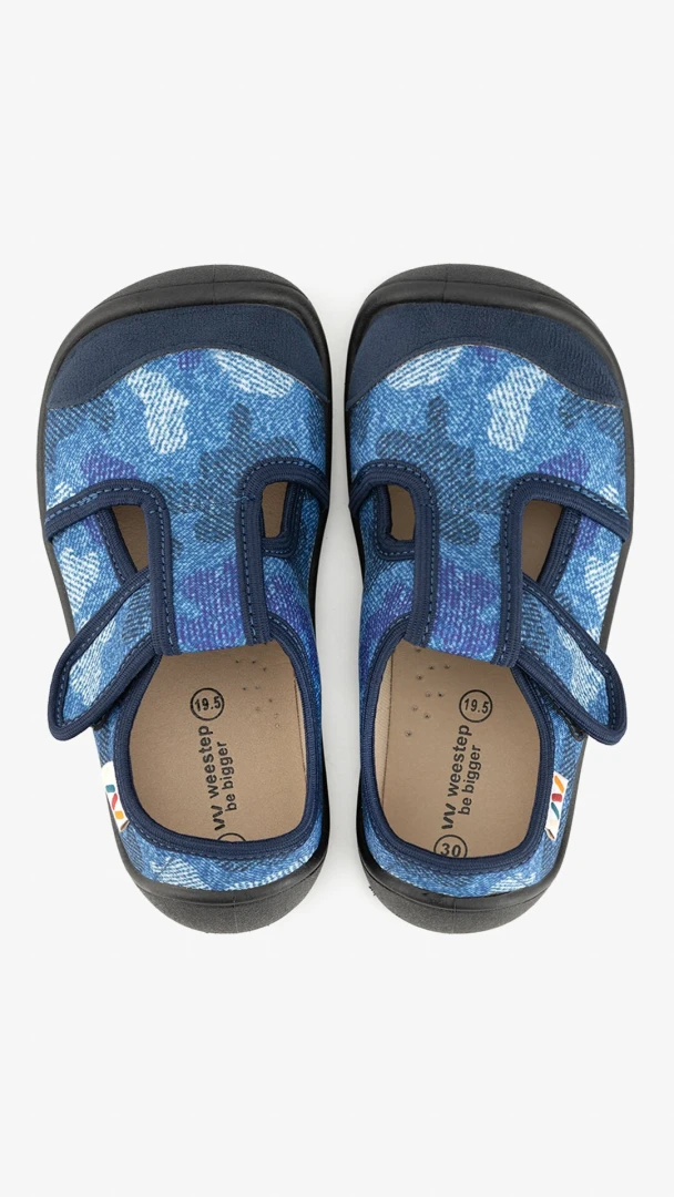 Слипоны для мальчика Weestep 701-129 25 Синий  Фото №6
