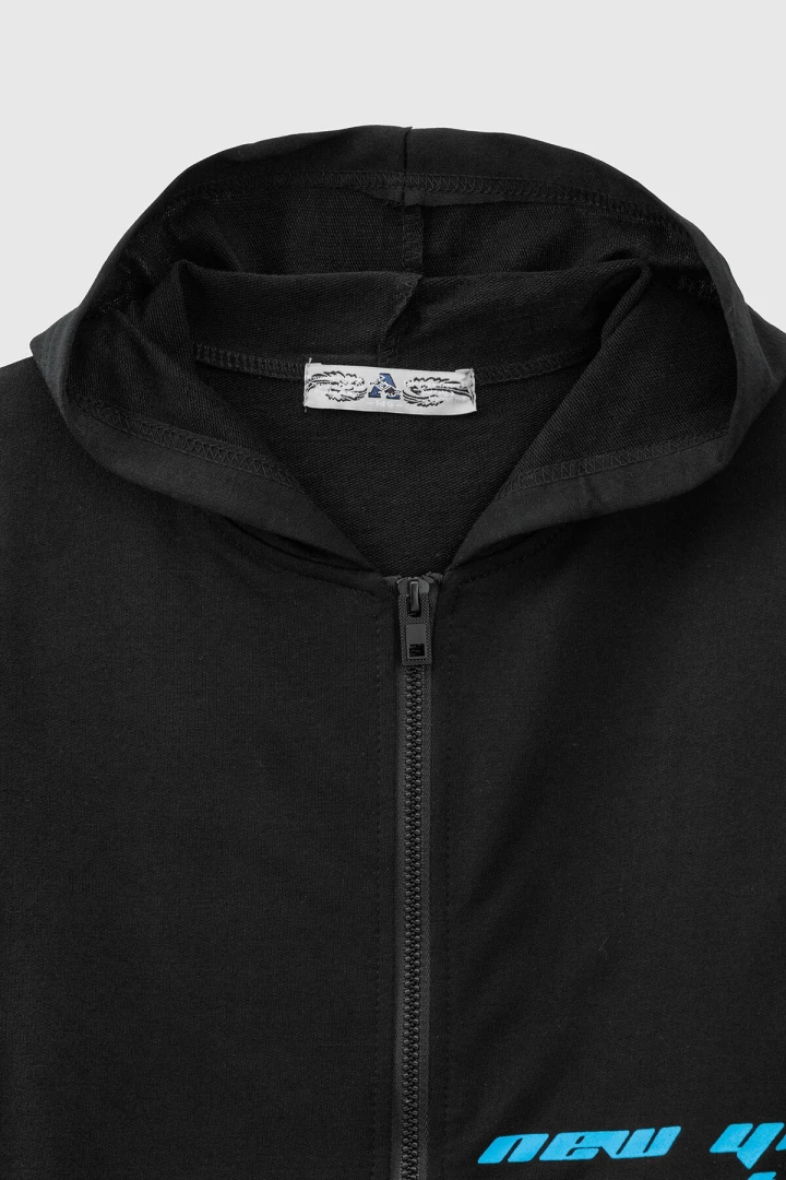 Спортивний костюм (кофта+штани) для хлопчика XHZ-0599 146 см Чорно-блакитний (2000990732996D)  Фото №7