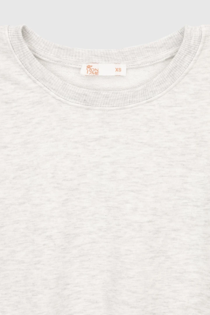 Свитшот женский On me Onme-02 baza 2XL Серый (2000990035509D)  Фото №6