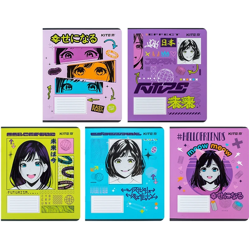 Зошит учнівський &quot;Kite Anime&quot; Kite K24-232-1 12 арк. (4063276212894)(SC)  Фото №0