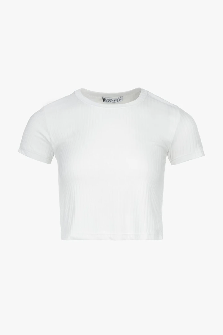 Топ однотонный женский 200284-2 L/XL Белый