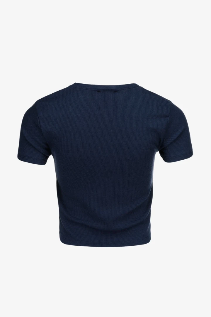 Топ однотонний жіночий  80677 L/XL Синій  Фото №1