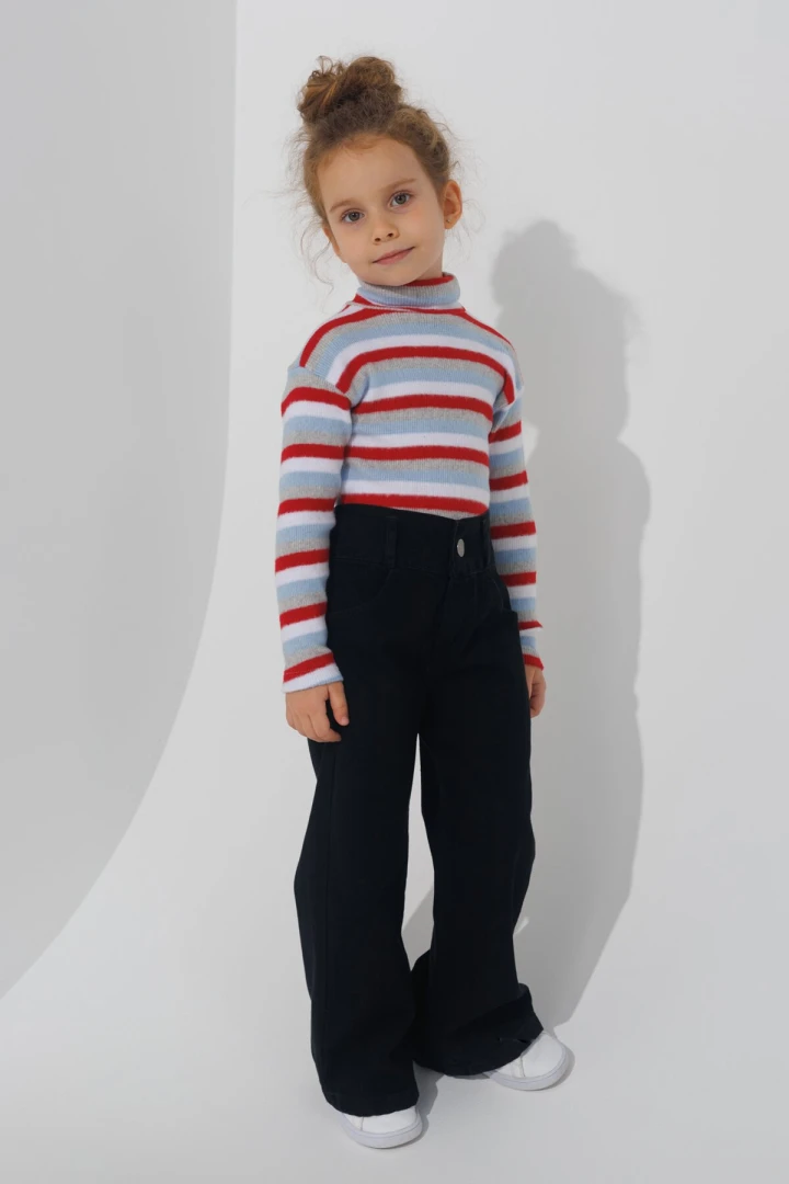 Водолазка з візерунком дитяча Happy Kids 4480 110 см Бордовий (2000990608307W)  Фото №0
