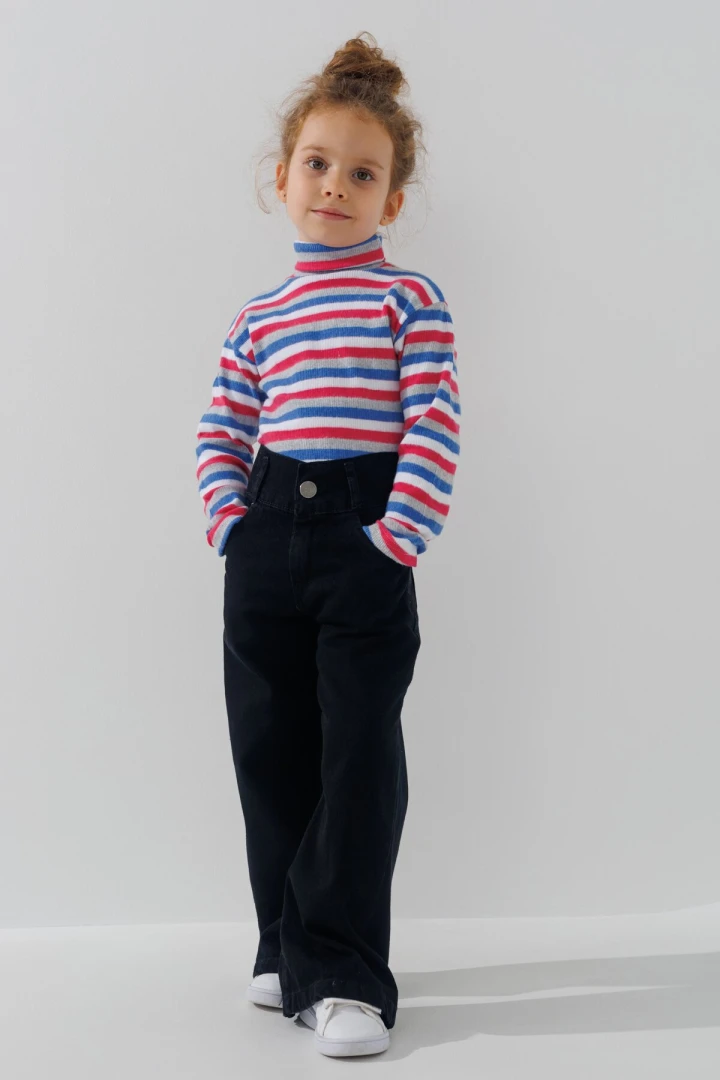 Водолазка з візерунком дитяча Happy Kids 4480 116 см Синій (2000990608277W)  Фото №0