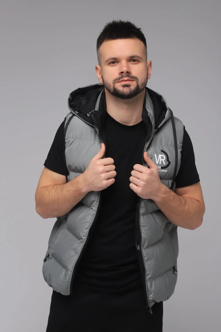 Жилет двусторонний мужской Remain 33043-2082 2XL Оливковый (2000989403050D)