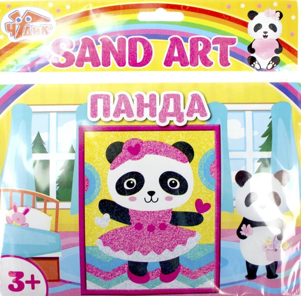 Набір для дитячої творчості Картинка з піску Панда Ranok Creative 13100458У  Фото №0