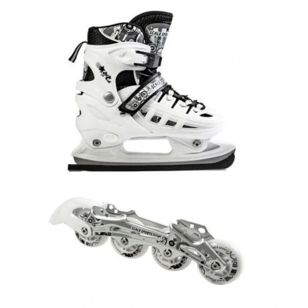 Ролики-коньки Scale Sport 29-33 Белый (2000990311474)  Фото №0