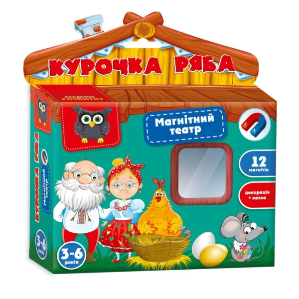 Гра настільна Магнітний театр &quot;Курочка Ряба&quot; Vladi Toys VT3206-31  Фото №0