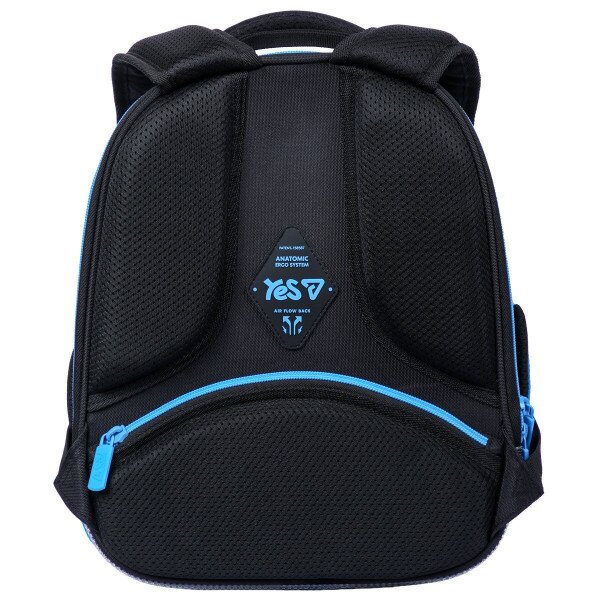 Купить Рюкзак каркасный для мальчика Yes 550489 Черный Артикул: 5056574463753 Фото №2