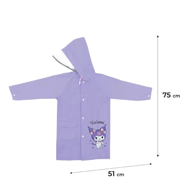 Дощовик для дівчинки KITE HK24-2600M M Бузковий (4063276188977A)  Фото №1