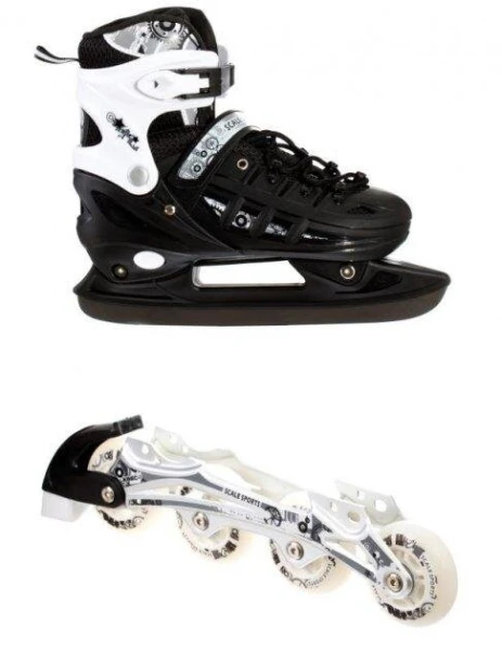 Ролики-коньки Scale Sport 29-33 Черный (2000903106074)  Фото №3