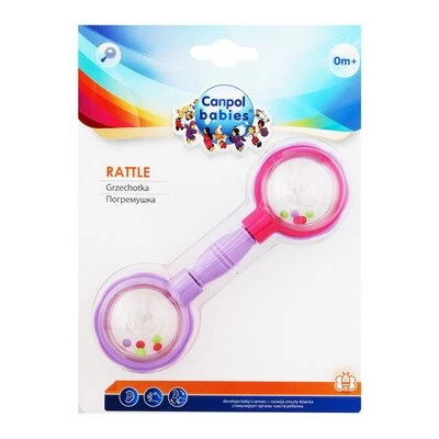 Брязкальце &quot;Штанга&quot;-рожеве 2/606-pin Canpol babies (2000901397351)  Фото №1
