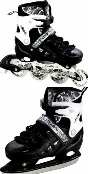 Ролики-коньки Scale Sport 38-41 Черный (2000903105992)  Фото №1