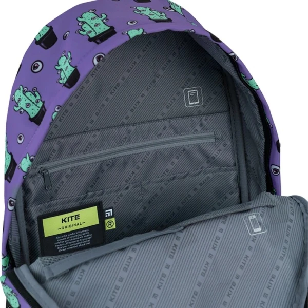 Рюкзак підлітковий для дівчинки KITE K24-910M-3 Фіолетовий (4063276123695A)(SC)  Фото №6