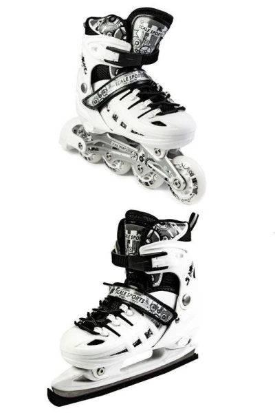 Ролики-коньки Scale Sport 29-33 Белый (2000990311474)  Фото №5