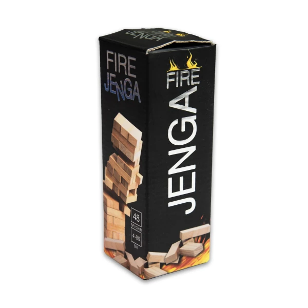 Настільна гра Strateg Fire Jenga 30848 Різнокольоровий  Фото №0