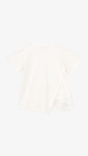 Блуза трикотажна для дівчинки Aura Style 864 140 см Молочний  Фото №7