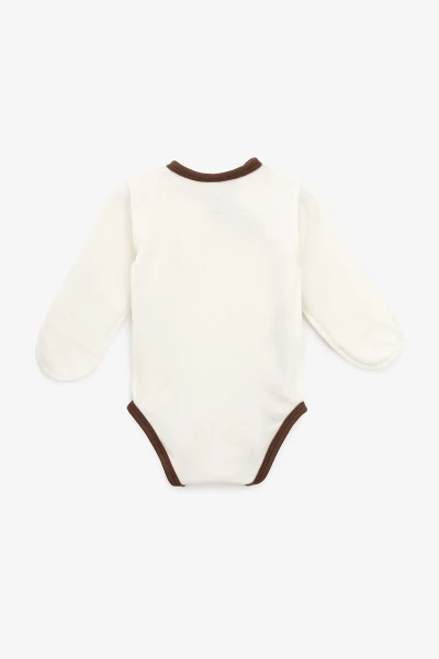 Боди на запах Baby Life 3-06 50 см Коричневый  Фото №4
