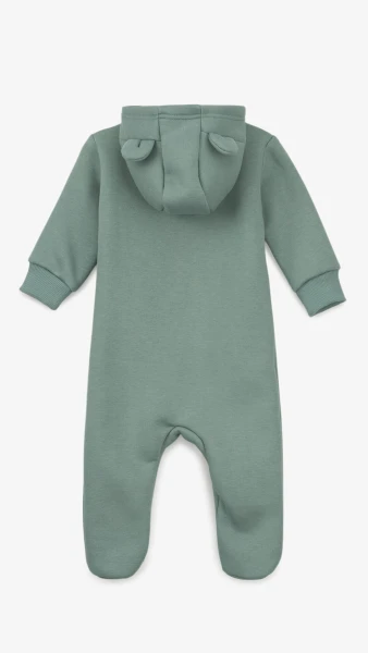Человечек Медвежонок флисовый для мальчика Baby Life 22-05 74 см Оливковый  Фото №4