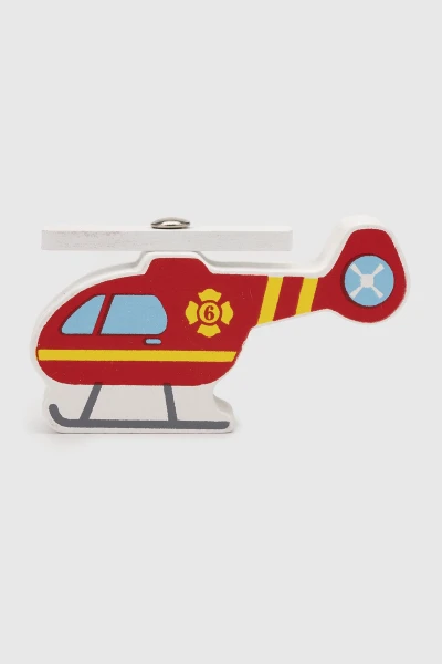 Дополнительный набор к железной дороге &quot;Пожарная станция&quot; Viga Toys 50815 Разноцветный (6934510508159)  Фото №7