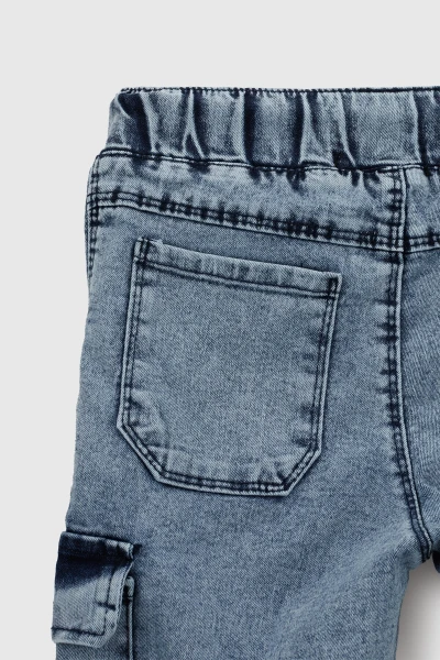 Джинси Joggers карго для хлопчика Pitiki 9014 98 см Синій (2000990731654D)  Фото №4