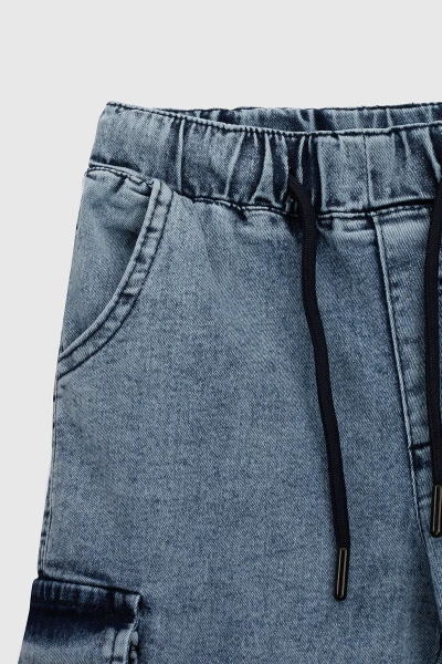 Джинси Joggers карго для хлопчика Pitiki 9014 98 см Синій (2000990731654D)  Фото №1