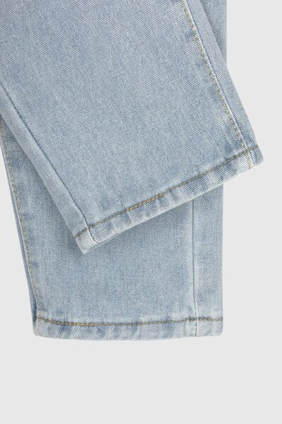 Купить Джинсы Mom Fit женские 801 L Голубой Артикул: 2000990501783 Фото №8