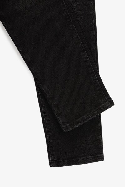 Купити Джинси Mom Fit жіночі Zeo Basic 2260 34 Чорний Артикул: 2000990956170 Фото №8