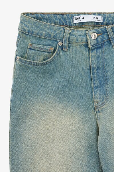 Купити Джинси Mom Fit жіночі Zeo Basic 4155 34 Синій Артикул: 2000990955197 Фото №6