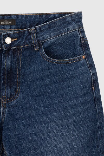 Купити Джинси Regular Fit чоловічі Ren Tomogo DM-1 30 Темно-синій Артикул: 2000990274007 Фото №10