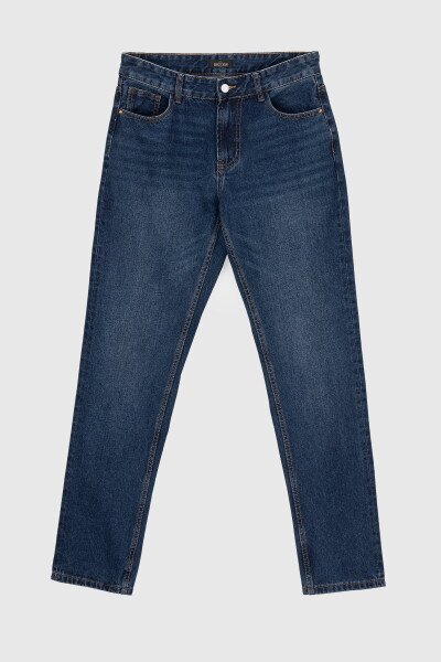 Купити Джинси Regular Fit чоловічі Ren Tomogo DM-1 30 Темно-синій Артикул: 2000990274007 Фото №8
