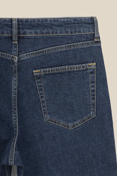 Купить Джинсы Regular fit женские LAWA WBC02367 34 Синий Артикул: 2000990481160 Фото №9