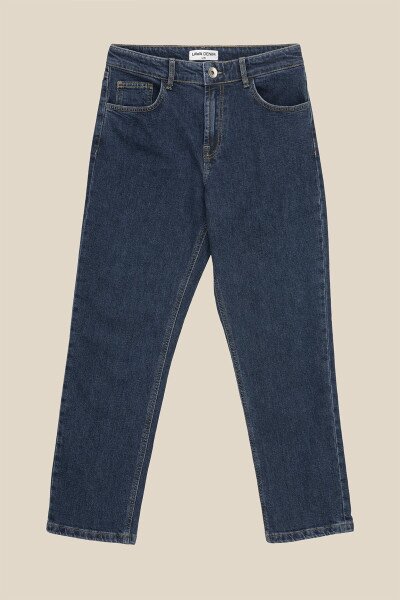 Купить Джинсы Regular fit женские LAWA WBC02367 34 Синий Артикул: 2000990481160 Фото №6