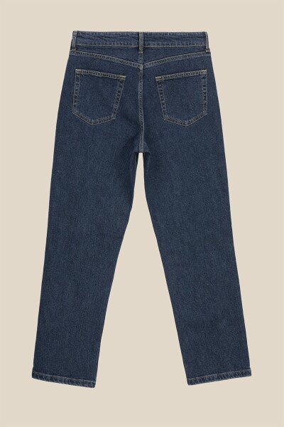 Купить Джинсы Regular fit женские LAWA WBC02367 34 Синий Артикул: 2000990481160 Фото №10