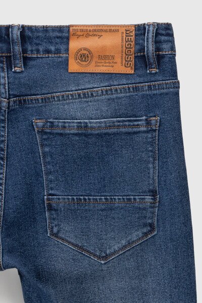 Купити Джинси Slim Fit чоловічі 2271 27 Синій (2000990729361D) Артикул: 2000990729361 Фото №9