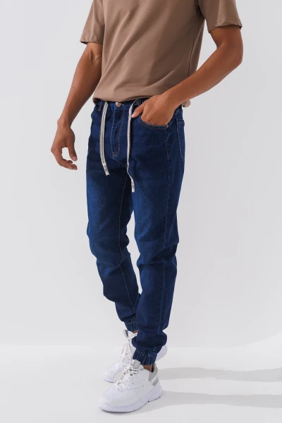 Джинси Joggers чоловічі 8067 32 Темно-синій (2000990729620D)  Фото №1
