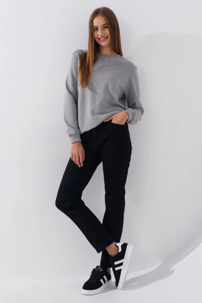 Джинси Mom Fit жіночі 6003 28 Чорний (2000990765413W)  Фото №0