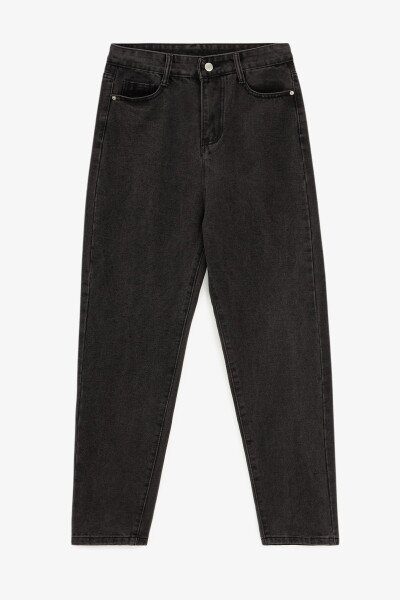 Купить Джинсы Mom Fit женские 801 S Серый Артикул: 2000990501813 Фото №6