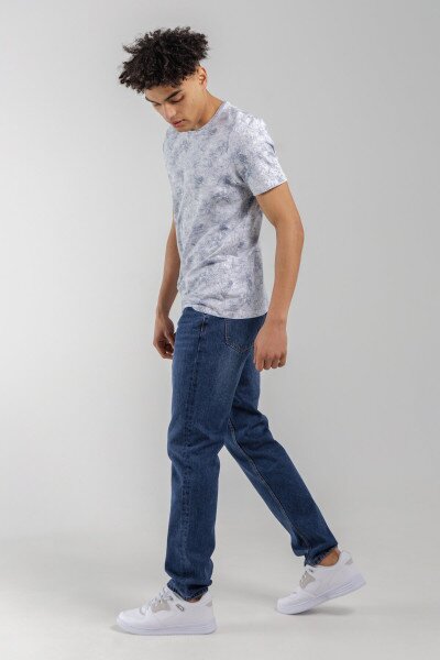 Купити Джинси Regular Fit чоловічі Ren Tomogo DM-1 30 Темно-синій Артикул: 2000990274007 Фото №6
