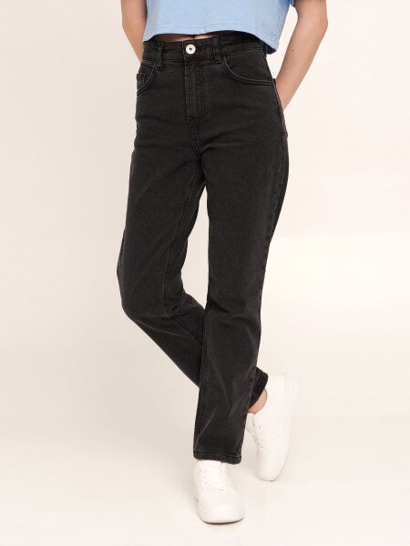Купити Джинси Regular fit жіночі LAWA WBC02367 34 Графітовий Артикул: 2000990481351 Фото №3