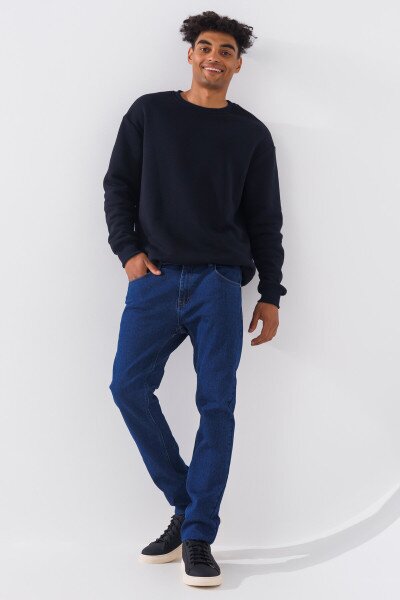 Купити Джинси Slim Fit чоловічі 2270 27 Синій (2000990729446D) Артикул: 2000990729446 Фото №1