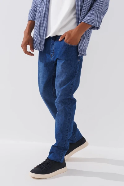 Джинсы Slim Fit мужские 2271 27 Синий (2000990729361D)  Фото №2