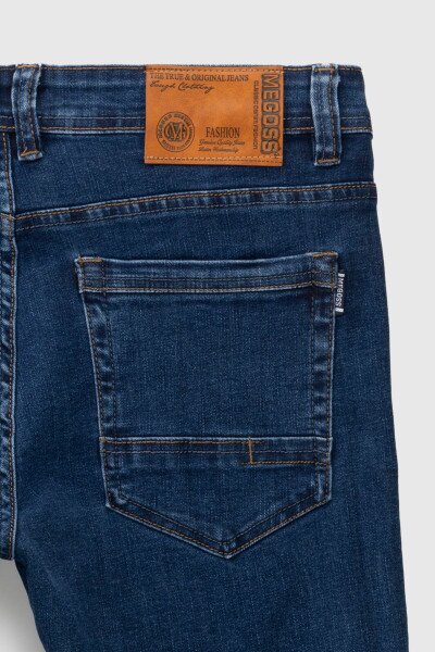 Купити Джинси Slim Fit чоловічі 2323 27 Синій (2000990729521D) Артикул: 2000990729521 Фото №9