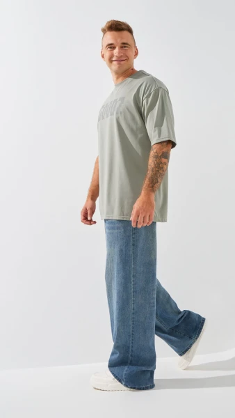 Джинси Baggy Fit чоловічі  W012 28 Синій  Фото №2