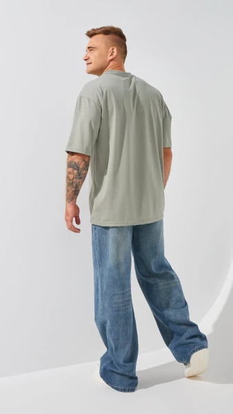 Джинси Baggy Fit чоловічі  W012 28 Синій  Фото №3
