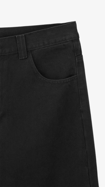 Джинси Baggy Fit чоловічі  W015 30 Чорний  Фото №6