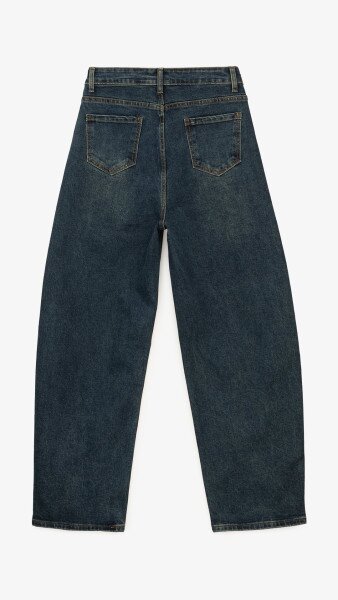 Купить Джинсы Baggy женские Vantel 8035 30 Синий Артикул: 2000999346538 Фото №10