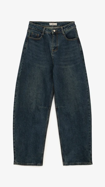 Купити Джинси Baggy жіночі Vantel 8035 32 Синій Артикул: 2000999346552 Фото №7