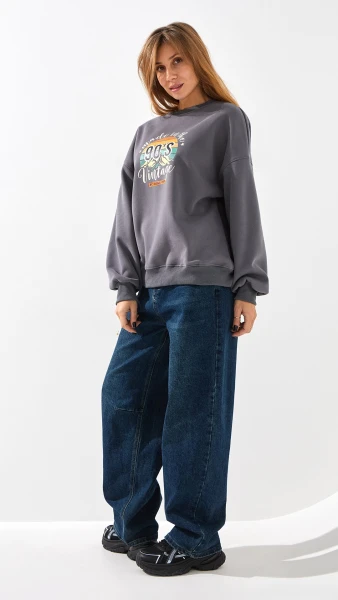 Купити Джинси Baggy жіночі Vantel 8035 32 Синій Артикул: 2000999346552 Фото №3